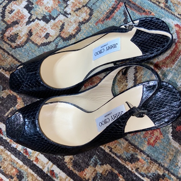 Jimmy Choo Python Sling back - Picture 2 of 3
